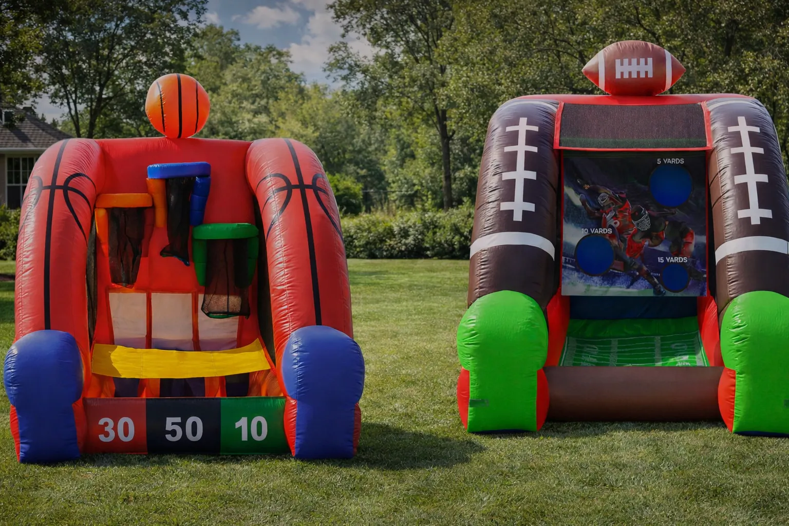 Inflatable game ready for a kids party