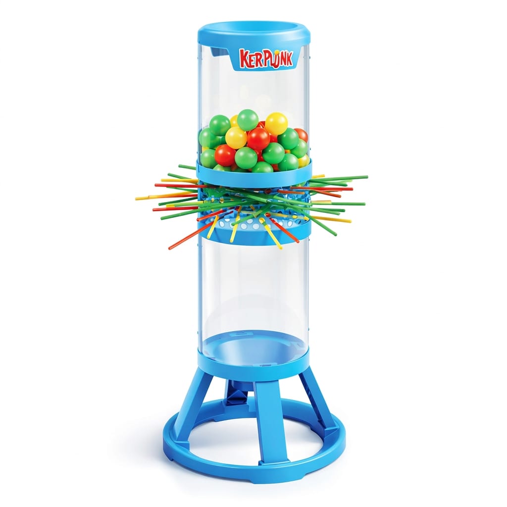 Giant Kerplunk game for family gatherings