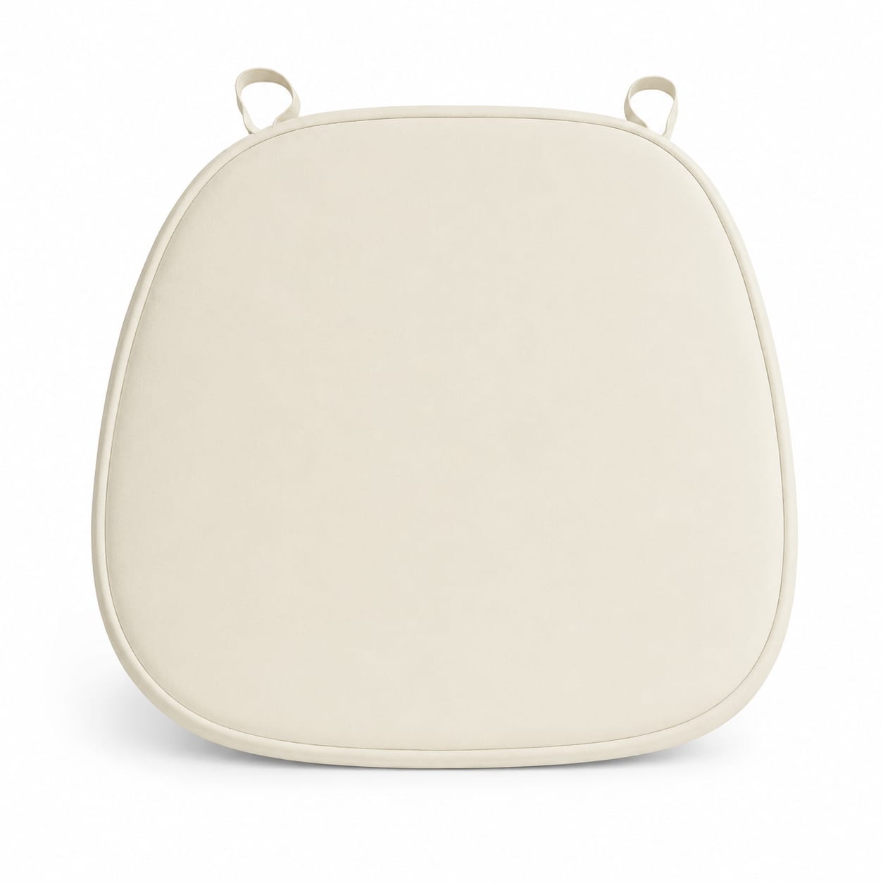 Ivory cushion add-on for Chiavari chair rentals with Velcro straps