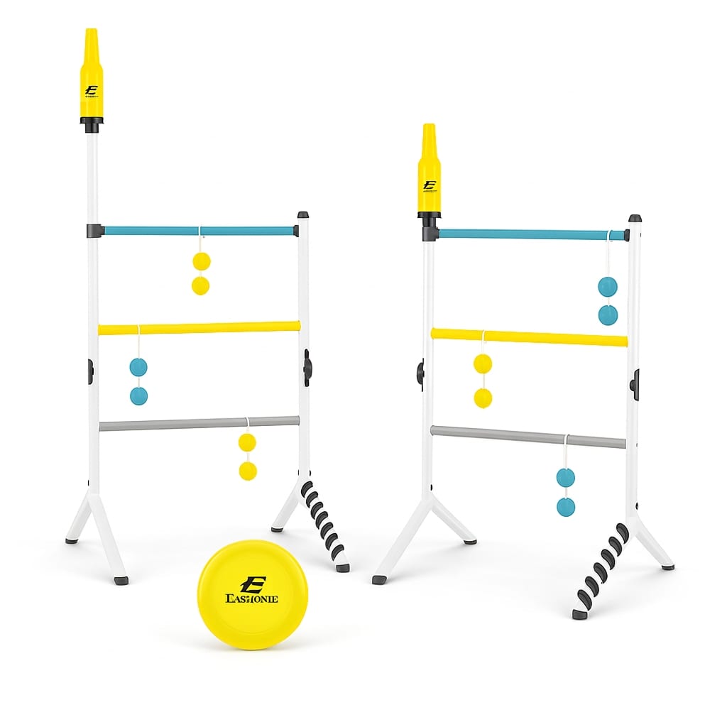 Ladder ball toss game for outdoor events