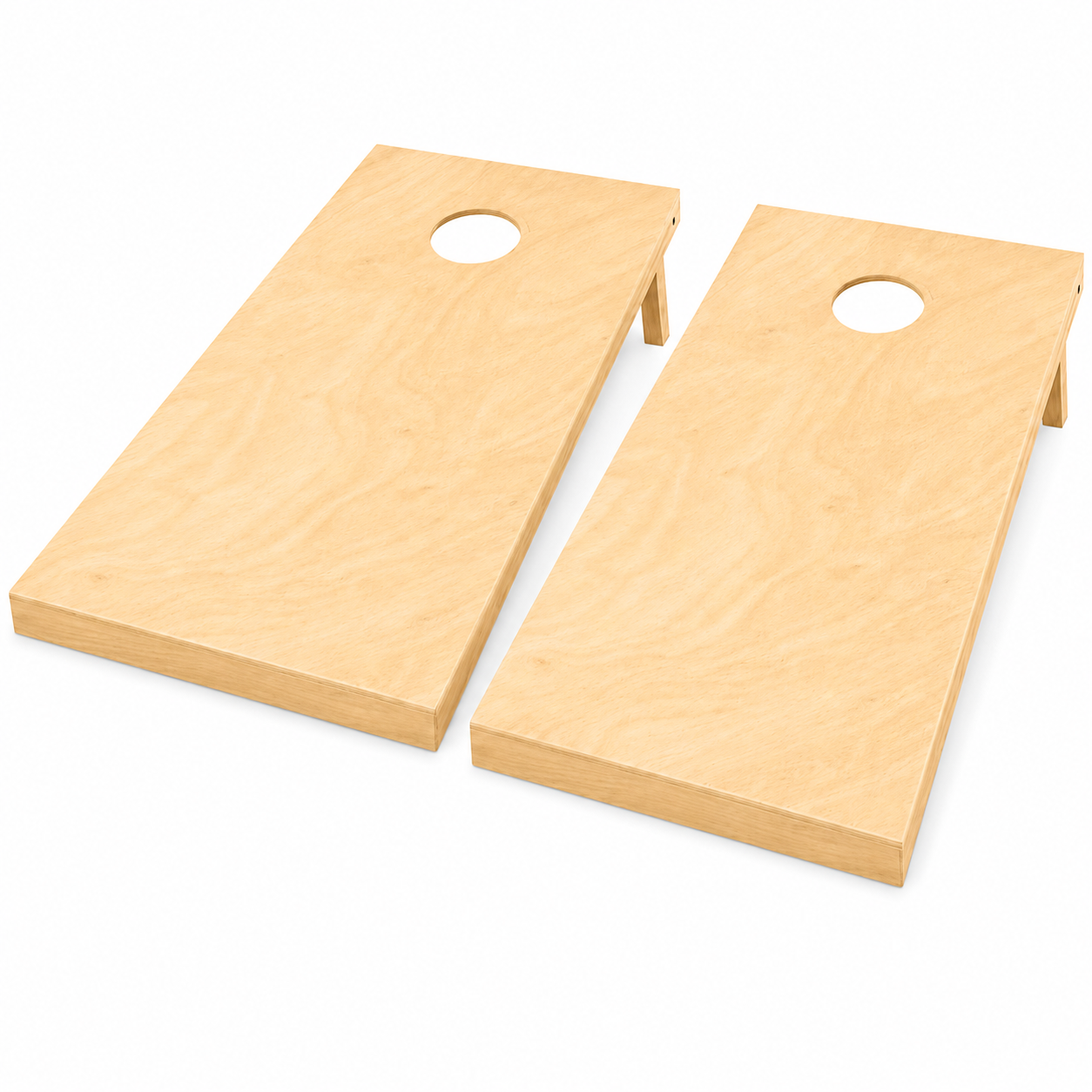 Wooden cornhole board set for weddings, stag and does, and outdoor events
