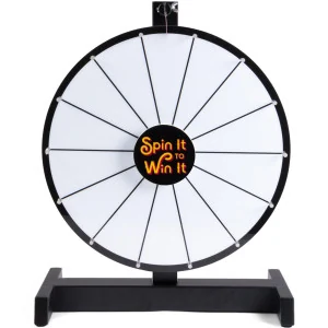24-inch tabletop prize wheel from Regis Event Rentals in Hamilton