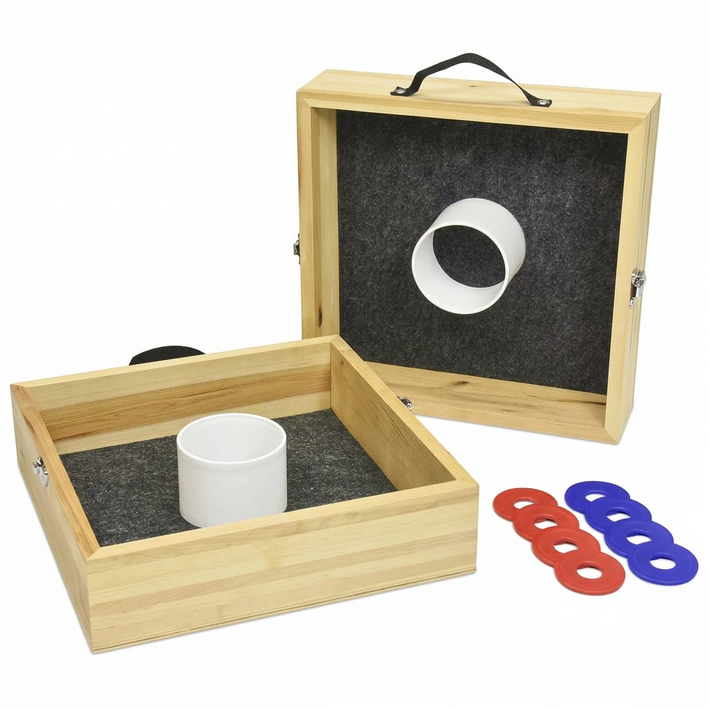 Washer toss game for weddings and backyard parties